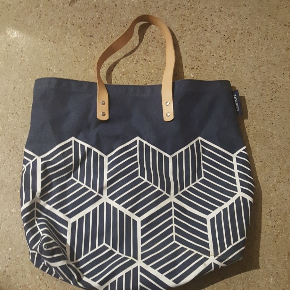 Cute geometric tote